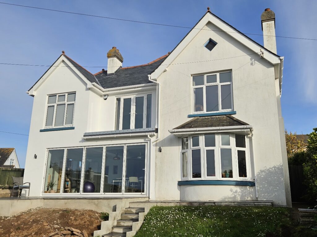 A thoughtfully designed residential extension in Brixham, delivering additional living space through carefully considered structural and architectural interventions.
